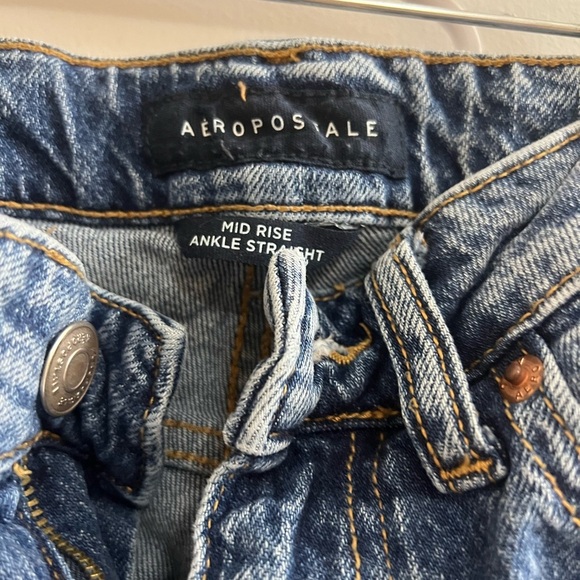 Aeropostale Blue Skinny Jeans with Stretch - Picture 2 of 6